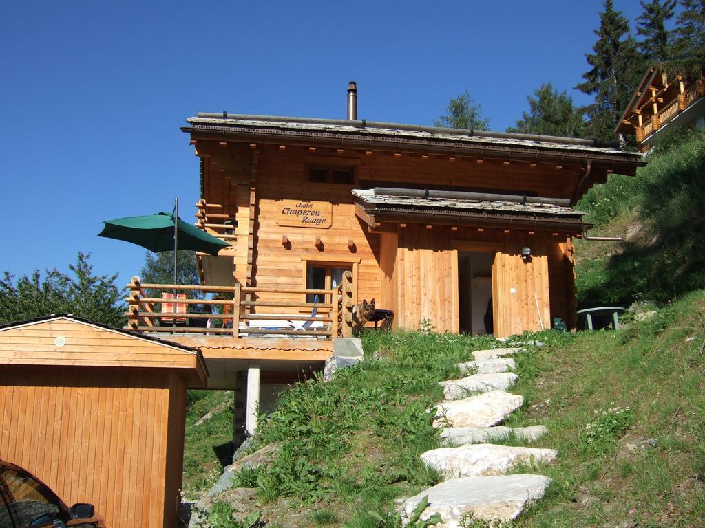 Chalet Chaperon Rouge Nendaz Buitenkant foto