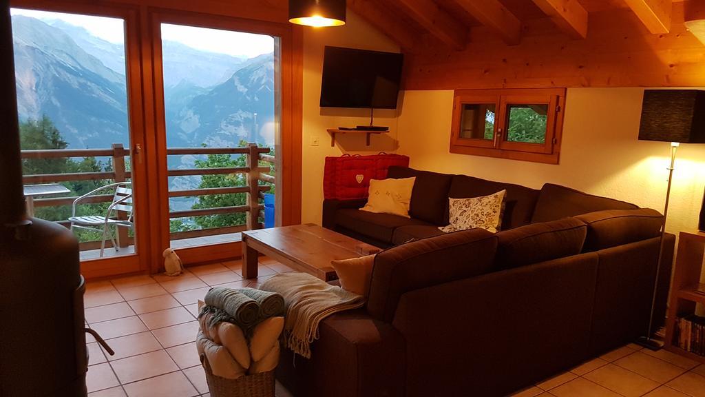 Chalet Chaperon Rouge Nendaz Buitenkant foto